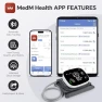 Thumbnail Automatic Upper Arm Blood Pressure Monitor with Bluetooth App Sync — Blood Pressure Monitor, Oklar