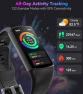 Thumbnail Fitness Tracker with Heart Rate, Blood Oxygen, Blood Pressure, Sleep Tracking, 120 Sports Modes, and Waterproof Design — Smart Watch, Bestinn