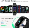 Thumbnail Fitness Tracker with Heart Rate, Blood Oxygen, Sleep Monitor, Sports Modes, Waterproof Step Counter — Fitness Tracker, Zeacool