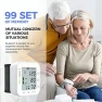 Thumbnail Wrist Blood Pressure Monitor with Large LCD Display, Adjustable Cuff, Automatic Memory, and Carrying Case — Blood Pressure Monitor, MMIZOO