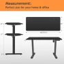 Thumbnail Adjustable Height Computer Desk with Wheels and Charging Station — Standing Desk, Legooin