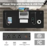 Thumbnail Adjustable Height Computer Desk with Wheels and Charging Station — Standing Desk, Legooin