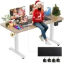 Thumbnail Electric Adjustable Height Standing Desk with Large Mouse Pad — Standing Desk, farexon