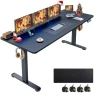 Thumbnail Electric Adjustable Height Standing Desk with Large Mouse Pad — Standing Desk, farexon