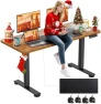 Thumbnail Electric Adjustable Height Standing Desk with Large Mouse Pad — Standing Desk, farexon