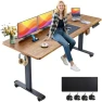 Thumbnail Electric Adjustable Height Standing Desk with Large Mouse Pad — Standing Desk, farexon