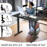 Thumbnail Electric Height Adjustable Standing Desk with Drawer, Memory Preset and Cable Management Tray — Standing Desk, SHW