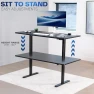 Thumbnail Electric Stand Up Desk Frame Workstation — Standing Desk, VIVO