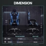 Thumbnail Ergonomic Gaming Chair with Massage Lumbar Support, Footrest, and Adjustable Headrest — Smart Chairs, Dowinx