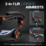 Thumbnail Ergonomic Gaming Chair with Massage Lumbar Support, Footrest, and Adjustable Headrest — Smart Chairs, Dowinx