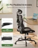Thumbnail Ergonomic Mesh Office Chair with Lumbar Support, Headrest, and Flip-Up Armrests — Smart Chairs, Marsail