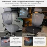 Thumbnail Ergonomic Office Chair with Adjustable Lumbar Support and Headrest — Smart Chairs, Autonomous