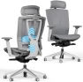 Thumbnail Ergonomic Office Chair with Adjustable Lumbar Support and Headrest — Smart Chairs, Autonomous