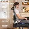 Thumbnail Ergonomic Office Chair with Adjustable Lumbar Support and 5D Arms — Smart Chairs, GABRYLLY