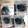 Thumbnail Ergonomic Office Chair with Adjustable Lumbar Support and 5D Arms — Smart Chairs, GABRYLLY