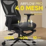 Thumbnail Ergonomic Office Chair with Footrest — Smart Chairs, CYKOV