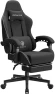 Thumbnail Fabric Gaming Chair with Pocket Spring Cushion, Massage, and Footrest — Smart Chairs, Dowinx