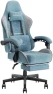 Thumbnail Fabric Gaming Chair with Pocket Spring Cushion, Massage, and Footrest — Smart Chairs, Dowinx