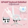 Thumbnail Gaming Chair with Cat Ears and Massage Lumbar Support — Smart Chairs, Dowinx