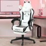 Thumbnail Gaming Chair with Cat Ears and Massage Lumbar Support — Smart Chairs, Dowinx