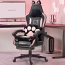 Thumbnail Gaming Chair with Cat Ears and Massage Lumbar Support — Smart Chairs, Dowinx