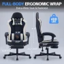 Thumbnail Gaming Chair with Footrest and Lumbar Support — Smart Chairs, Kslysuty