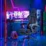 Thumbnail Gaming Chair with Footrest and Massage Lumbar Support — Smart Chairs, Homall