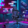 Thumbnail Gaming Chair with Footrest and Massage Lumbar Support — Smart Chairs, Homall