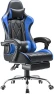 Thumbnail Gaming Chair with Footrest and Massage Lumbar Support — Smart Chairs, Homall