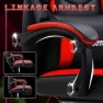 Thumbnail Massage Gaming Chair with Lumbar Support and Footrest — Smart Chairs, ECOTOUGE