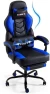 Thumbnail Massage Gaming Chair with Lumbar Support and Footrest — Smart Chairs, ECOTOUGE
