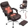 Thumbnail Massage Office Chair with Vibration, Heat, and Foot Rest — Massage Chairs, BIGGARSIT