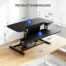 Thumbnail Motorized Standing Desk Converter — Standing Desk, FLEXISPOT