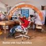 Thumbnail Office Chair, Comfy Ergonomic Office Chair, High Back Computer Chair with Adaptive Lumbar Support & Wide Headrest,... — Smart Chairs, SIHOO