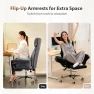 Thumbnail Office Chair with Flip Armrests and Foot Rest — Smart Chairs, HOMRELEXA