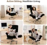 Thumbnail Office Chair with Flip Armrests and Foot Rest — Smart Chairs, HOMRELEXA