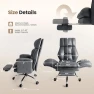 Thumbnail Office Chair with Flip Armrests and Foot Rest — Smart Chairs, HOMRELEXA