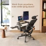 Thumbnail Office Chair with Footrest, Auto-Following Lumbar Support, High Back Desk Chair with 4D Armrest, 136° Tilt Lock,... — Smart Chairs, NEWTRAL