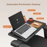 Thumbnail Office Chair with Footrest, Auto-Following Lumbar Support, High Back Desk Chair with 4D Armrest, 136° Tilt Lock,... — Smart Chairs, NEWTRAL