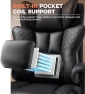 Thumbnail Big and Tall Office Chair with Foot Rest — Smart Chairs, GTPLAYER