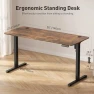 Thumbnail Electric Standing Desk Adjustable Height, Ergonomic Sit Stand Computer Desk — Standing Desk, VVENACE
