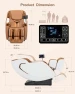 Thumbnail Full Body Zero Gravity Shiatsu Massage Recliner Chair with Heat, AI Voice Control, and Smart Screen — Massage Chairs, Msutree