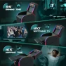 Thumbnail LED Gaming Massage Recliner Chair Racing Style Single Living Room Sofa — Massage Chairs, Homall