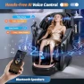 Thumbnail Zero Gravity Shiatsu Massage Chair Recliner with AI Voice, LED Backlight Remote Control, Waist and Calf Heating, Phone... — Massage Chairs, KTENTITO