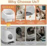 Thumbnail Electric Automatic Self-Cleaning Litter Box with Open-Top Design and Smart App Control — Self-Cleaning Litter Box, WARCAT