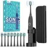 Thumbnail Sonic Electric Toothbrush for Adults with 8 Brush Heads and Travel Case — Electric Toothbrush, Rtauys
