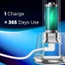 Thumbnail Ultrasonic Electric Toothbrush with LED Screen, 5 Modes, Long Battery Life, 8 Brush Heads, Travel Case — Electric Toothbrush, 7AM2M
