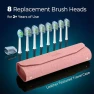 Thumbnail Ultrasonic Electric Toothbrush with LED Screen, 5 Modes, Long Battery Life, 8 Brush Heads, Travel Case — Electric Toothbrush, 7AM2M