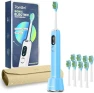 Thumbnail Ultrasonic Electric Toothbrush with LED Screen, 5 Modes, Long Battery Life, 8 Brush Heads, Travel Case — Electric Toothbrush, 7AM2M