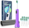 Thumbnail Ultrasonic Electric Toothbrush with LED Screen, 5 Modes, Long Battery Life, 8 Brush Heads, Travel Case — Electric Toothbrush, 7AM2M